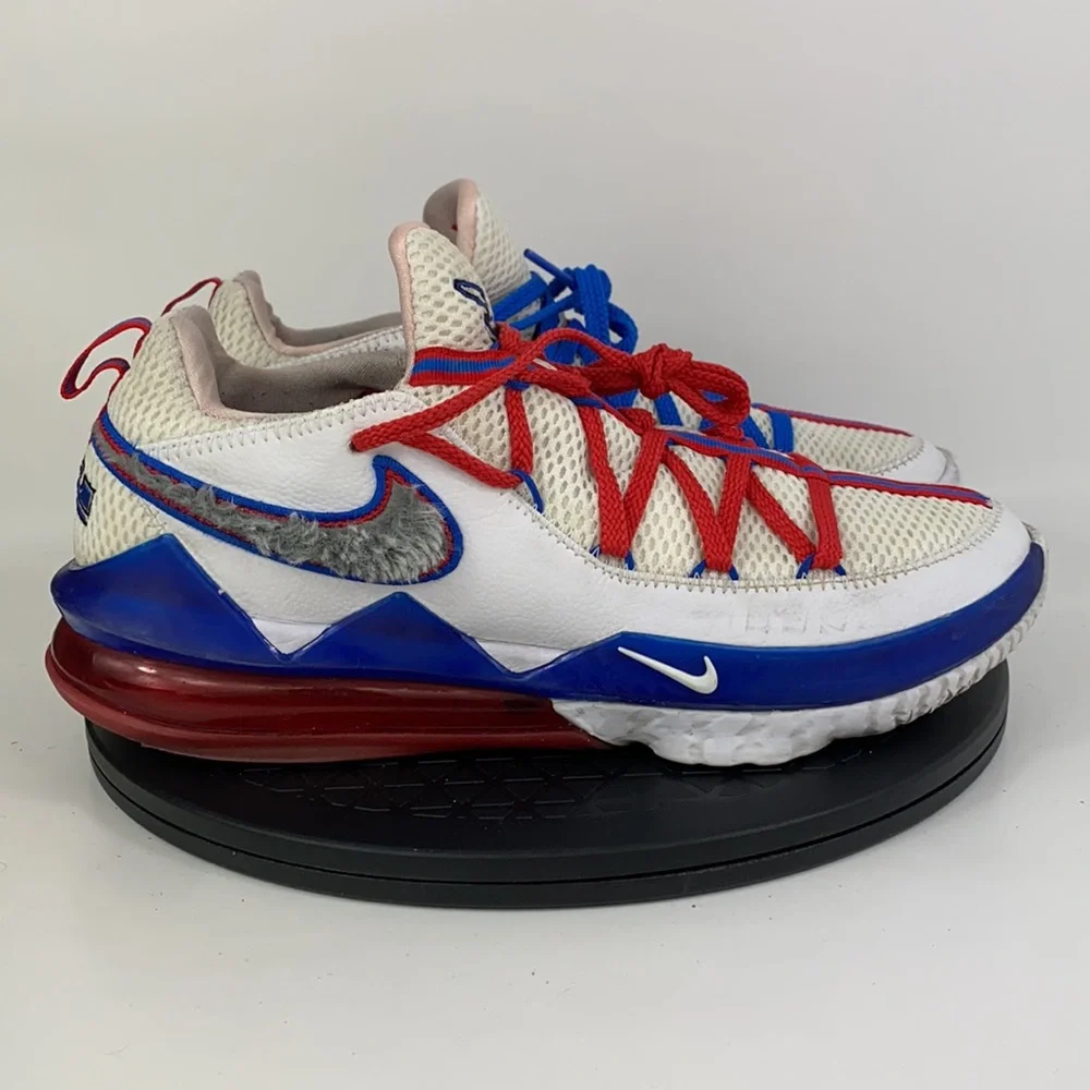 Nike LeBron 17 Low “Tune Squad’ Basketball Shoes CD5007-100 Men’s Size 9.5 - Picture 4 of 13